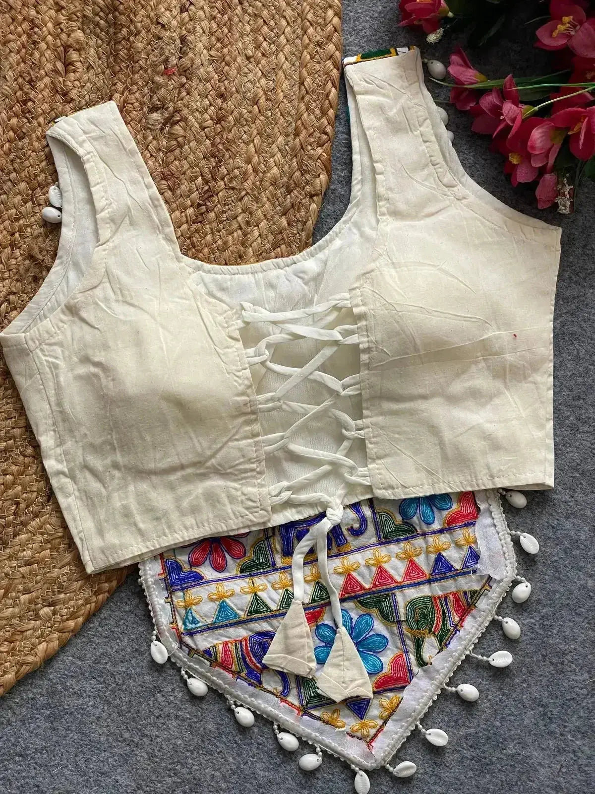 halter neck style real shell blouse for work and parties - rpd fashion