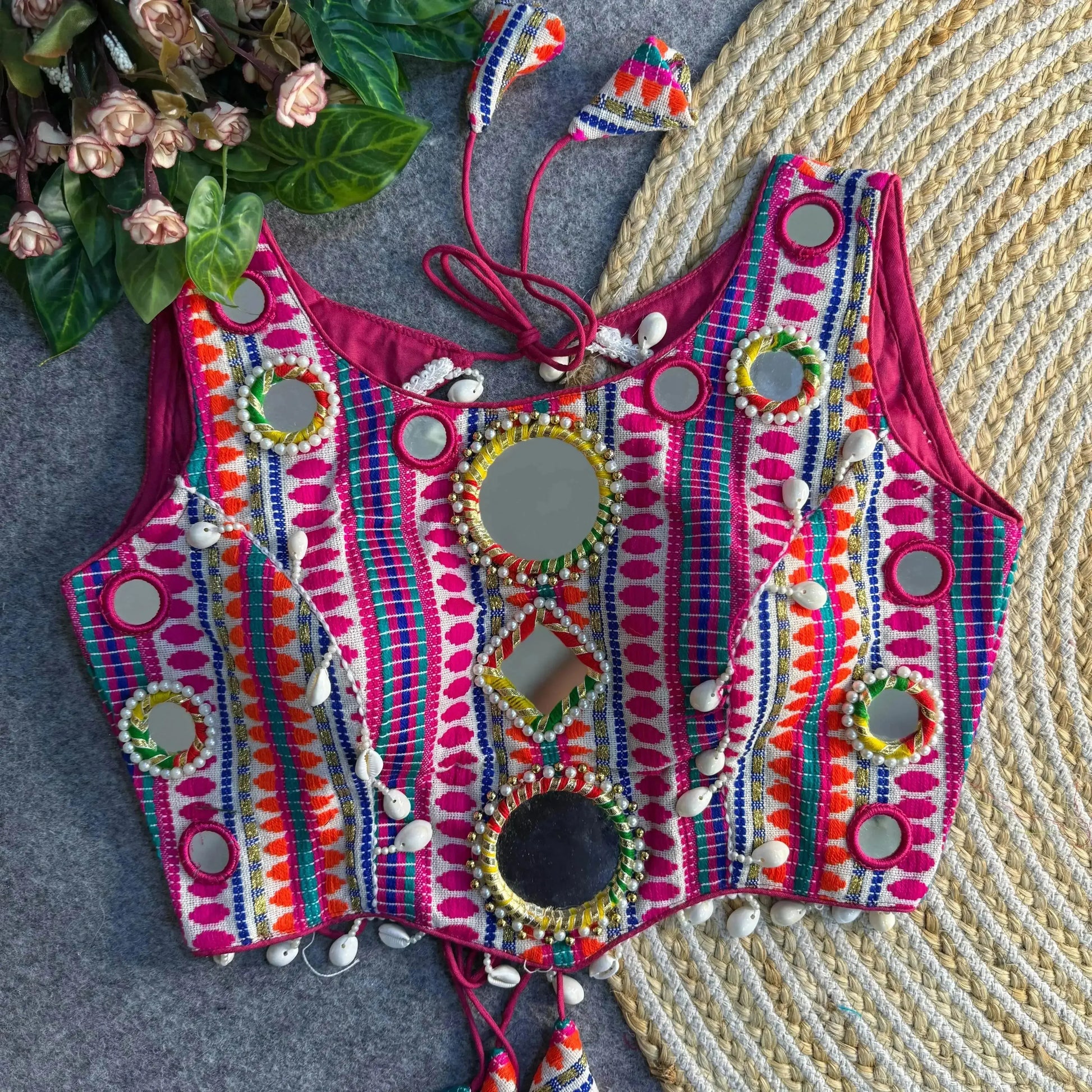 Heavy Embroidered Readymade Navratri Blouse - RPD Fashion