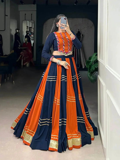 Most Trending Navratri Lehenga Choli Heavy Flair - RPD Fashion