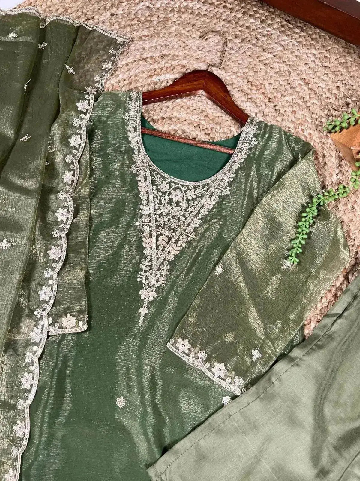 NEW TRENDY GREEN DRESS - RPD Fashion