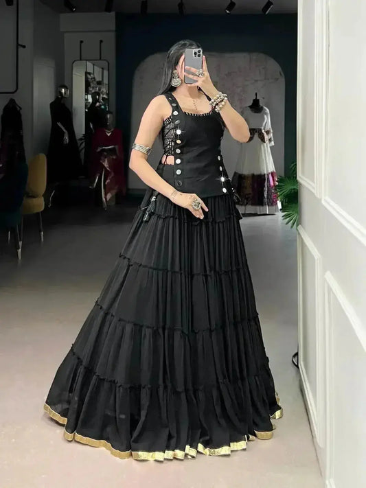 Navratri Collection Black Lehenga Choli - RPD Fashion