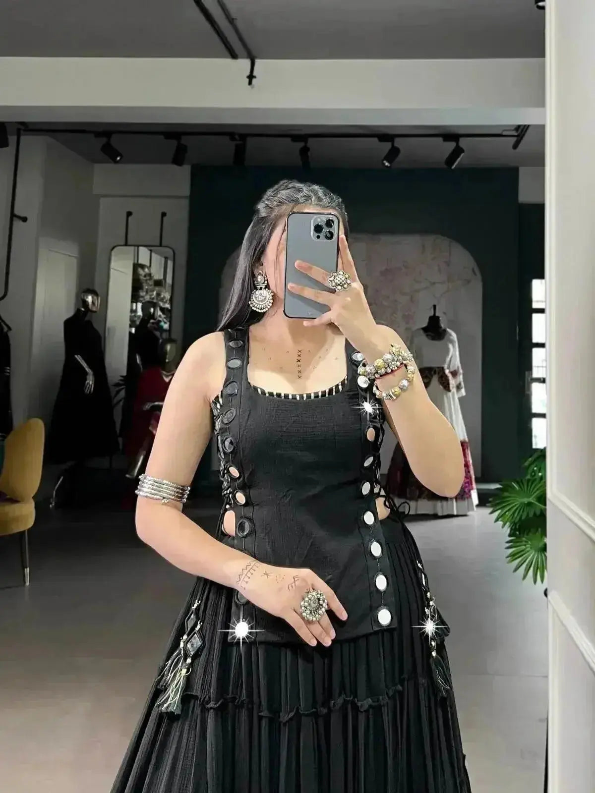 navratri collection black lehenga choli - rpd fashion