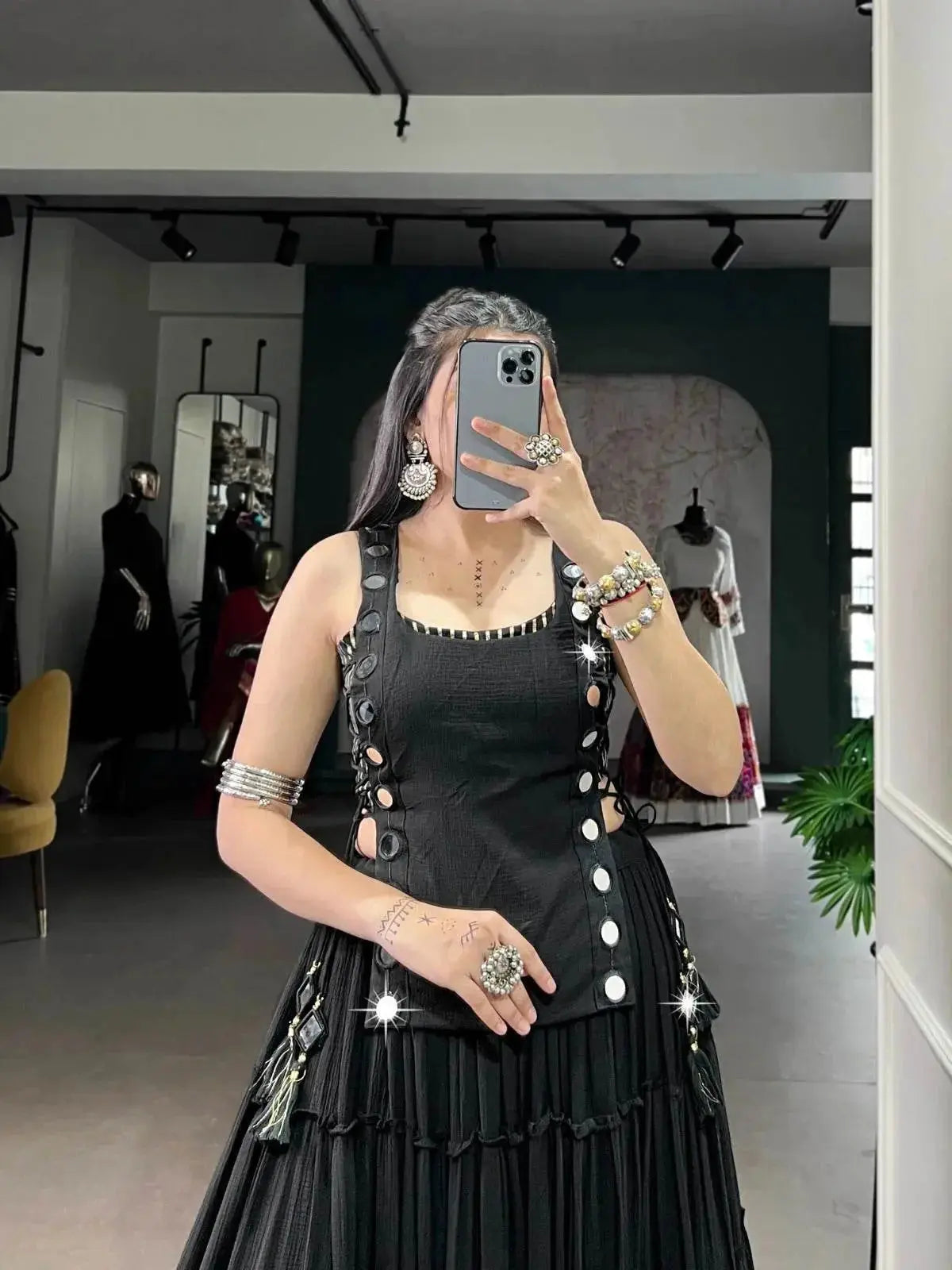 Navratri Collection Black Lehenga Choli - RPD Fashion