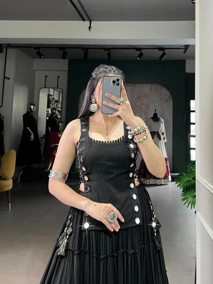 Navratri Collection Black Lehenga Choli - RPD Fashion