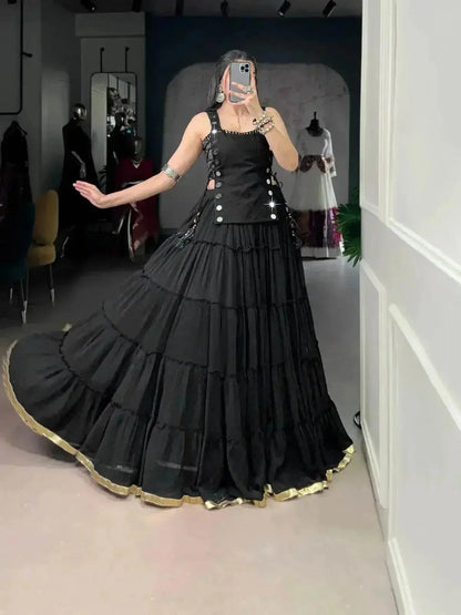 Navratri Collection Black Lehenga Choli - RPD Fashion