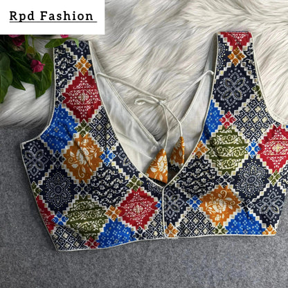 Navratri Special Rayon Cotton Blouse - RPD Fashion