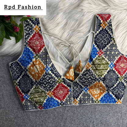 Navratri Special Rayon Cotton Blouse - RPD Fashion