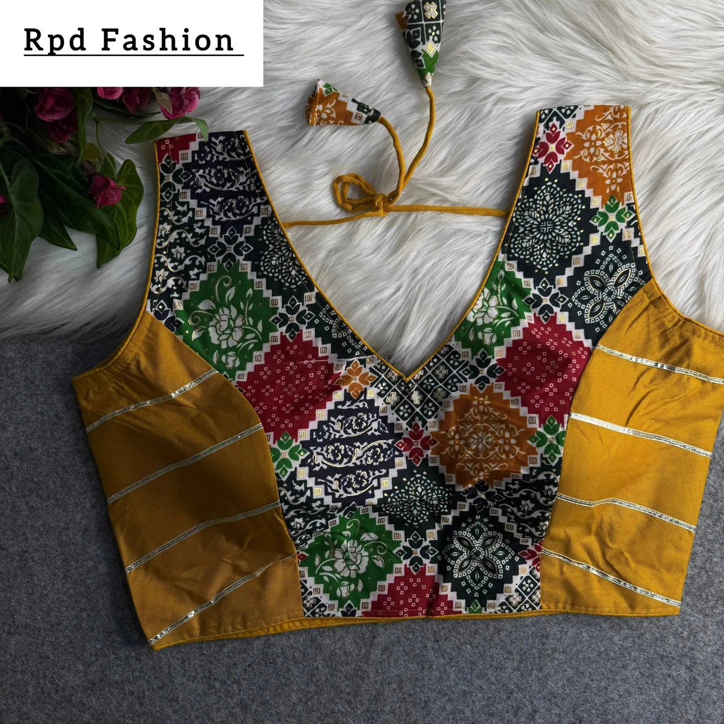 navratri special rayon cotton blouse - rpd fashion