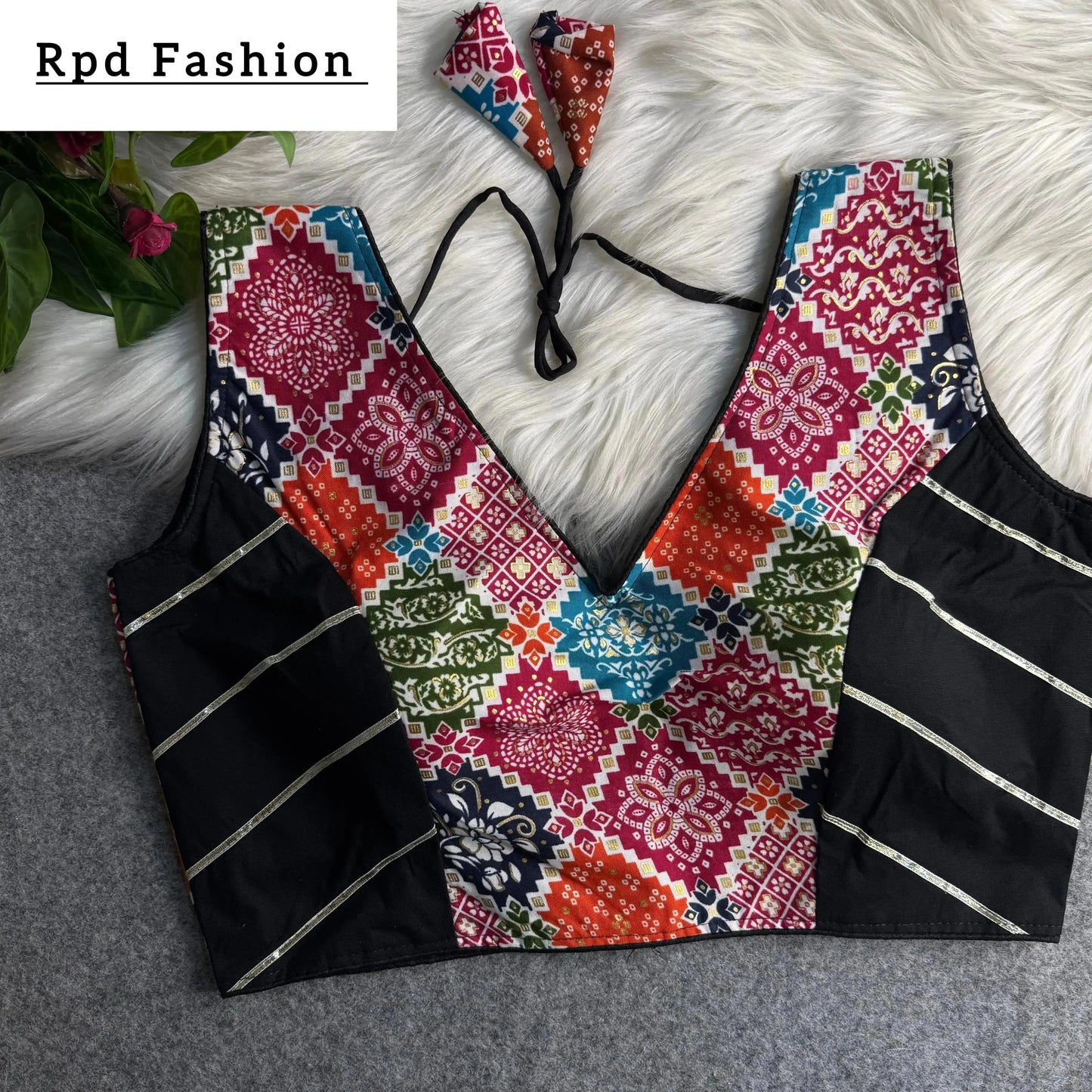 navratri special rayon cotton blouse - rpd fashion