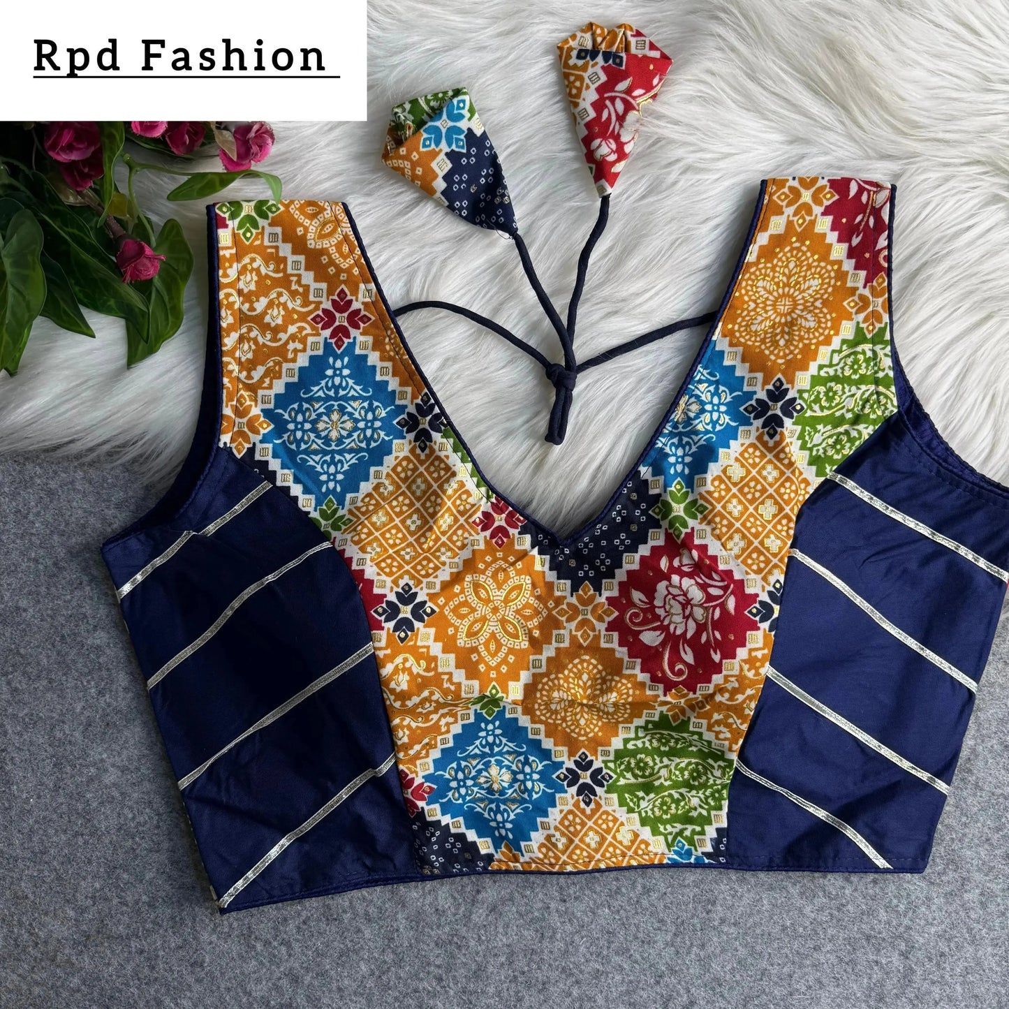 navratri special rayon cotton blouse - rpd fashion