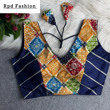 Navratri Special Rayon Cotton Blouse - RPD Fashion
