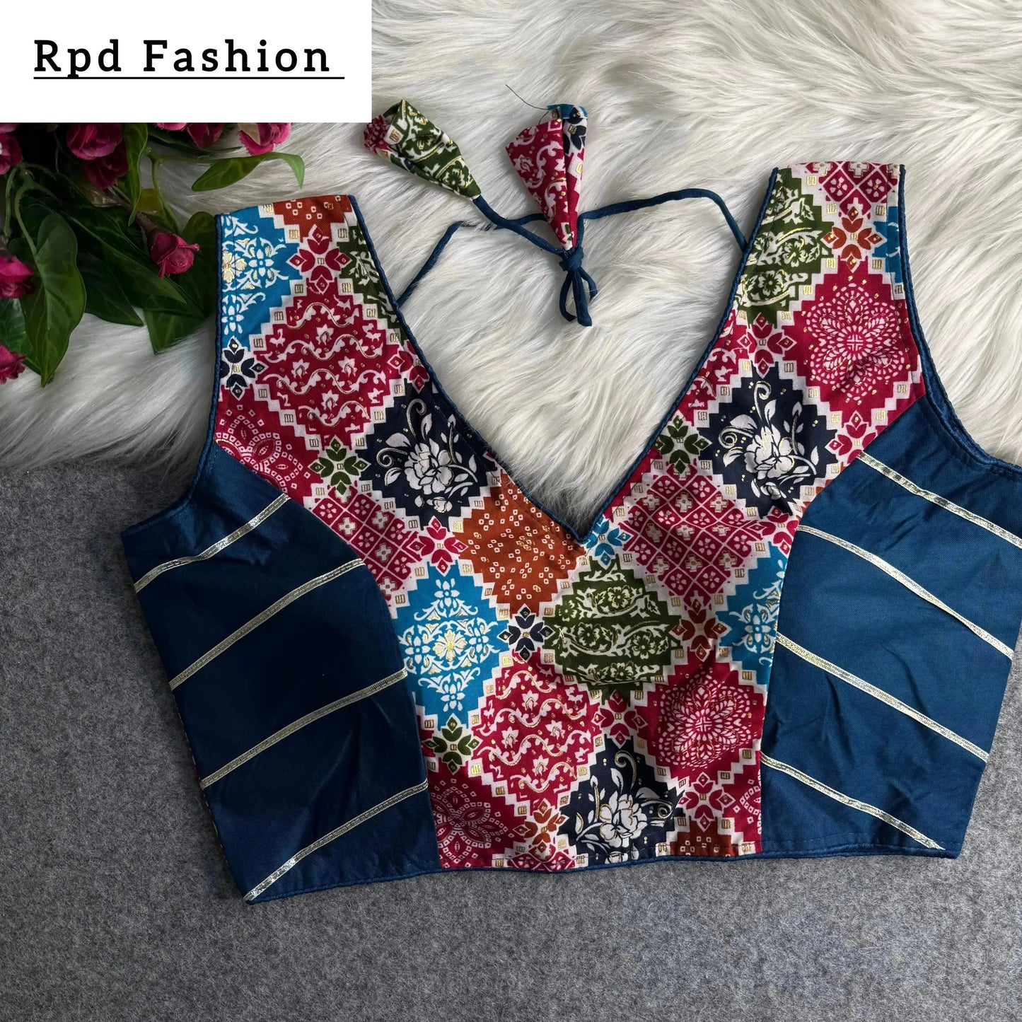 navratri special rayon cotton blouse - rpd fashion