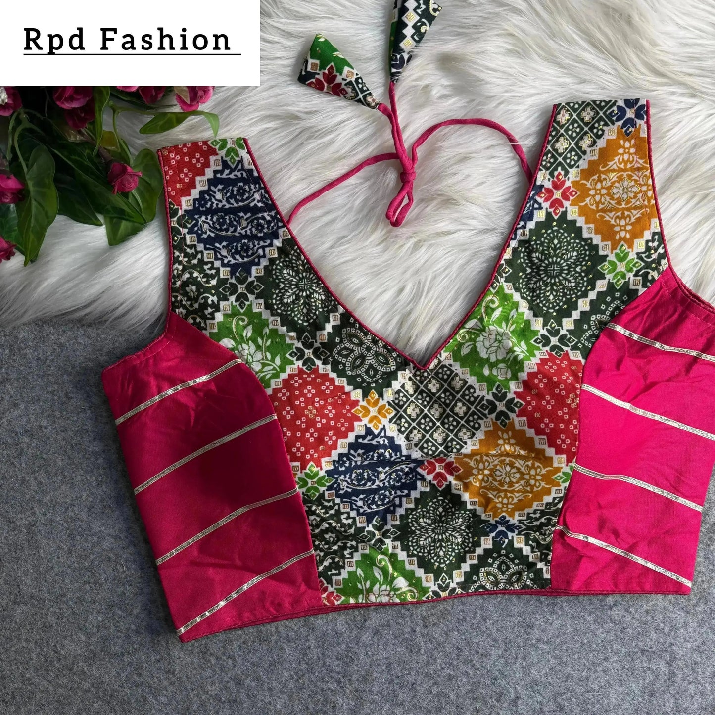 navratri special rayon cotton blouse - rpd fashion