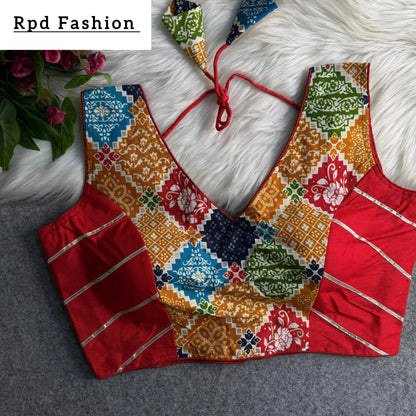 Navratri Special Rayon Cotton Blouse - RPD Fashion