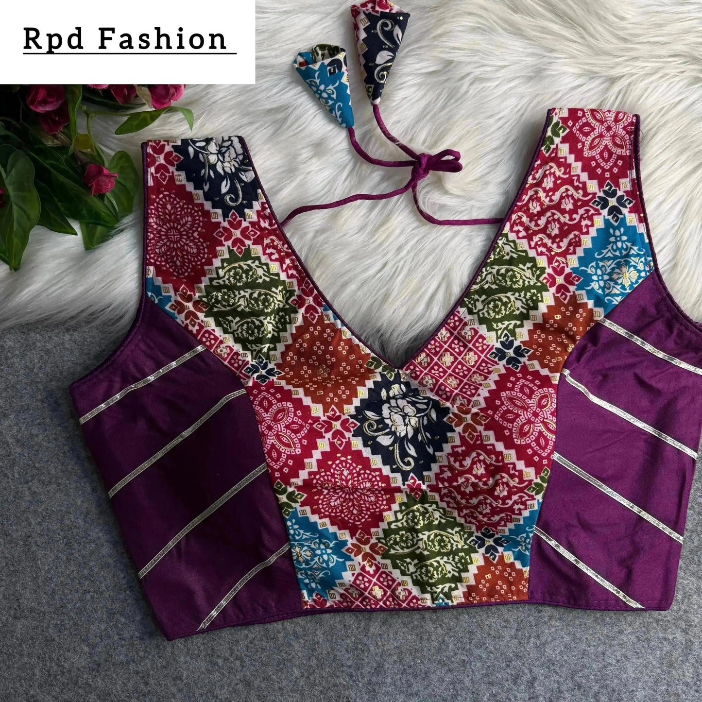 navratri special rayon cotton blouse - rpd fashion