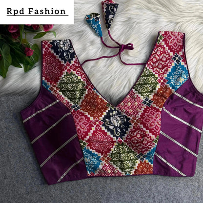 Navratri Special Rayon Cotton Blouse - RPD Fashion