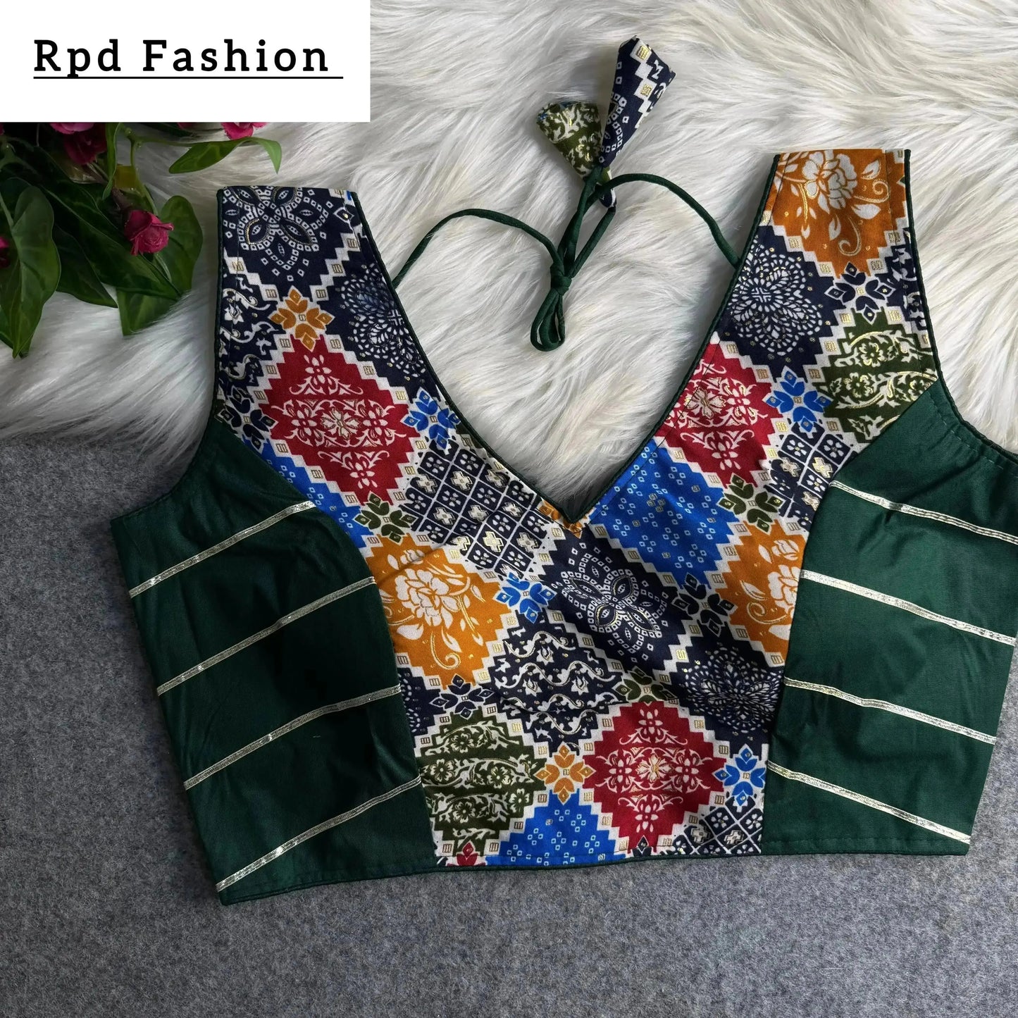 navratri special rayon cotton blouse - rpd fashion