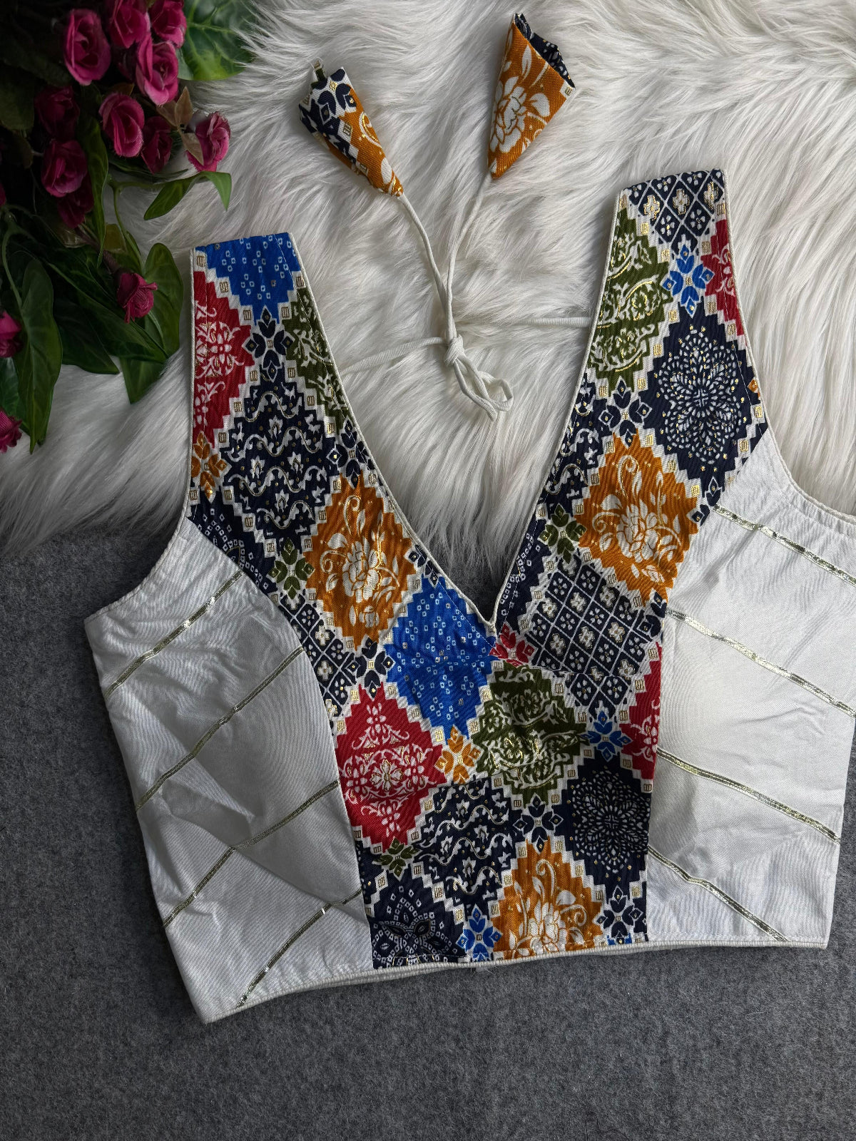 Navratri spl rayon cotton blouse