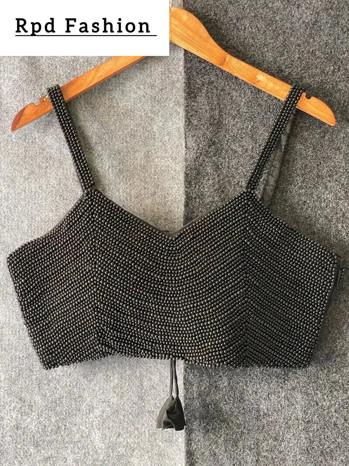 New Beautiful Pearl Moti Spaghetti Blouse - RPD Fashion