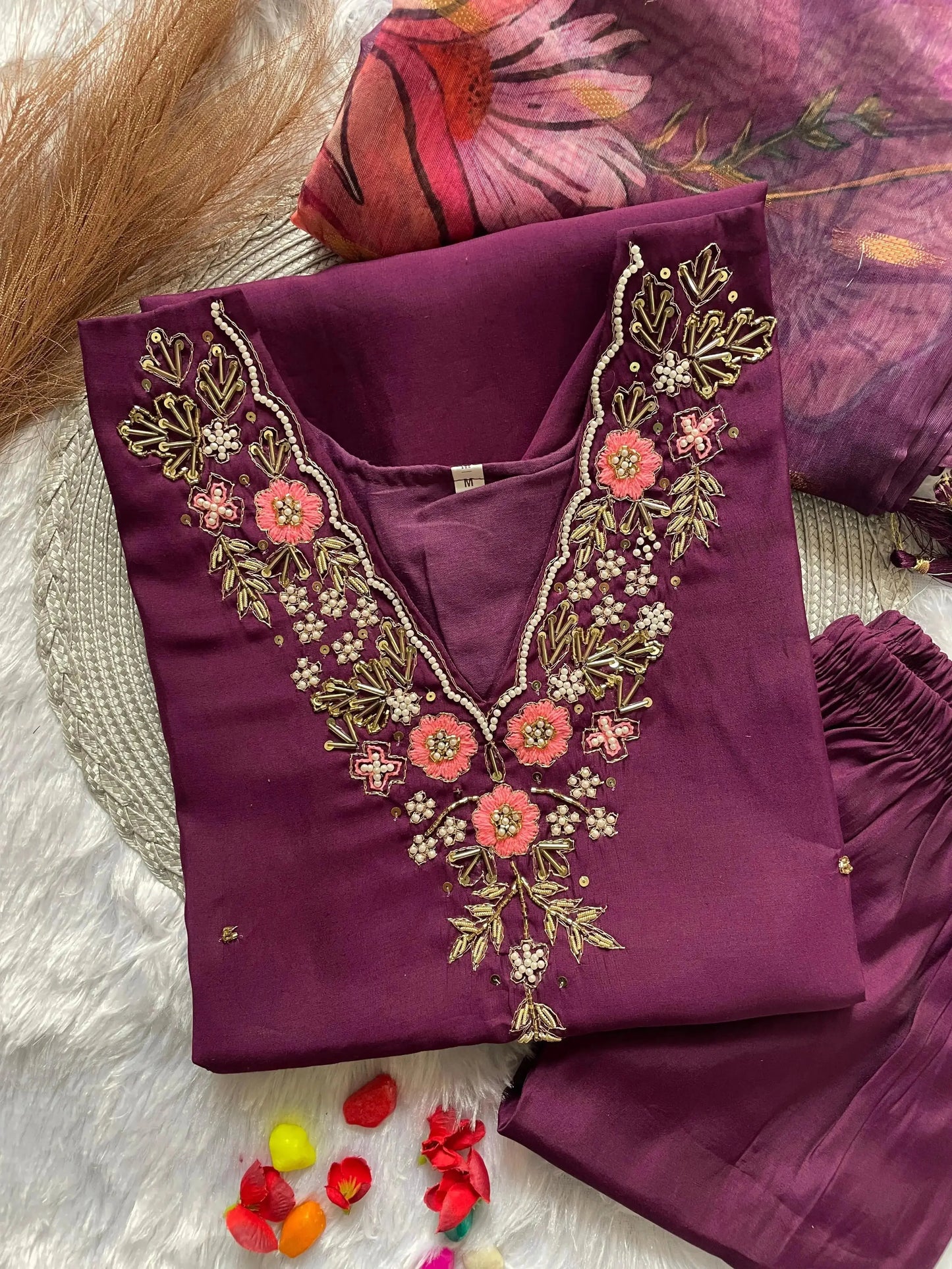 new handwork kurta set collection for women - rpd fashion