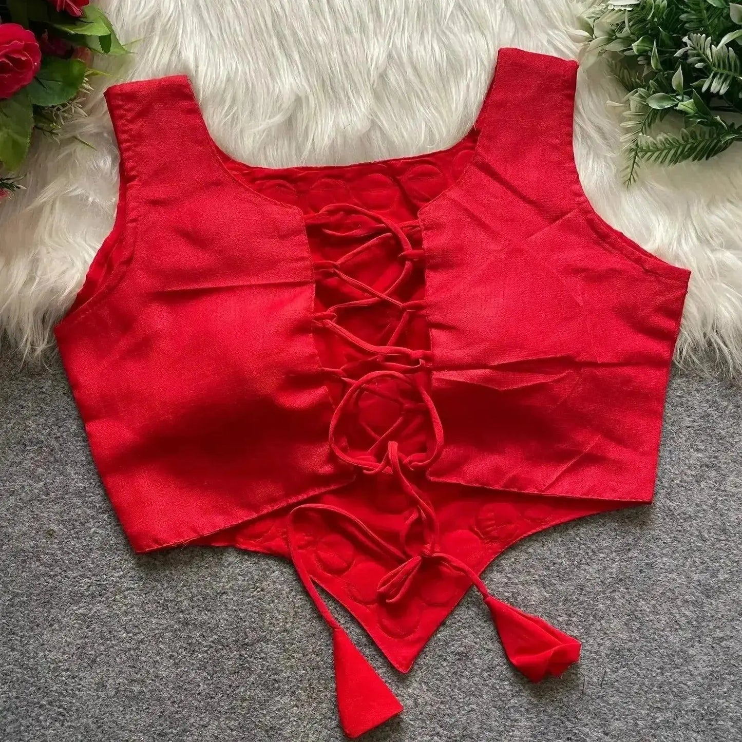 new navratri concept blouse with real hand mirror work - rpd fashion