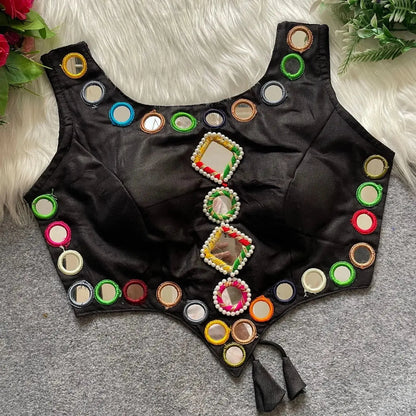 New Navratri Concept Blouse with Real Hand Mirror Work - RPD Fashion