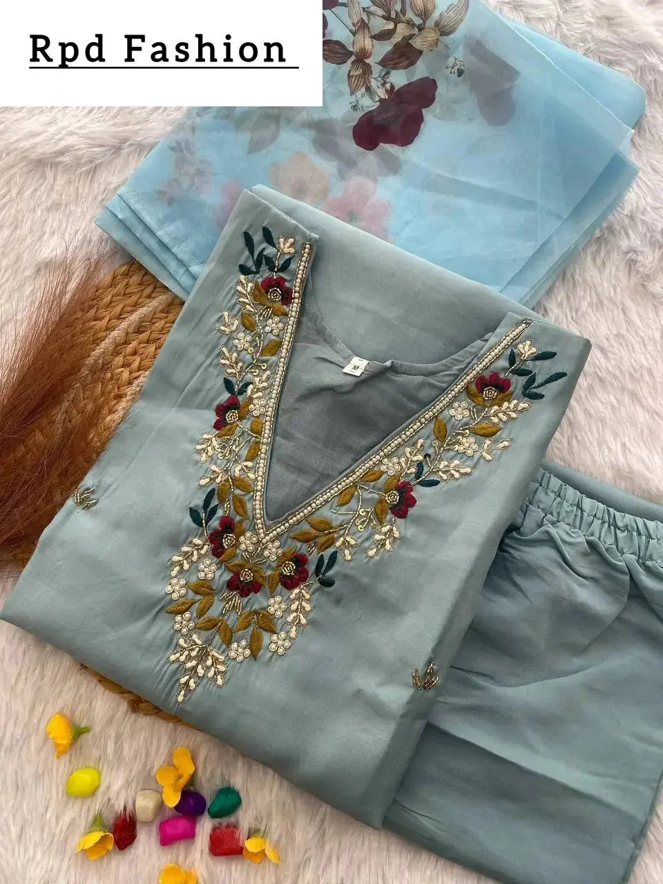 new handwork kurta set collection - rpd fashion