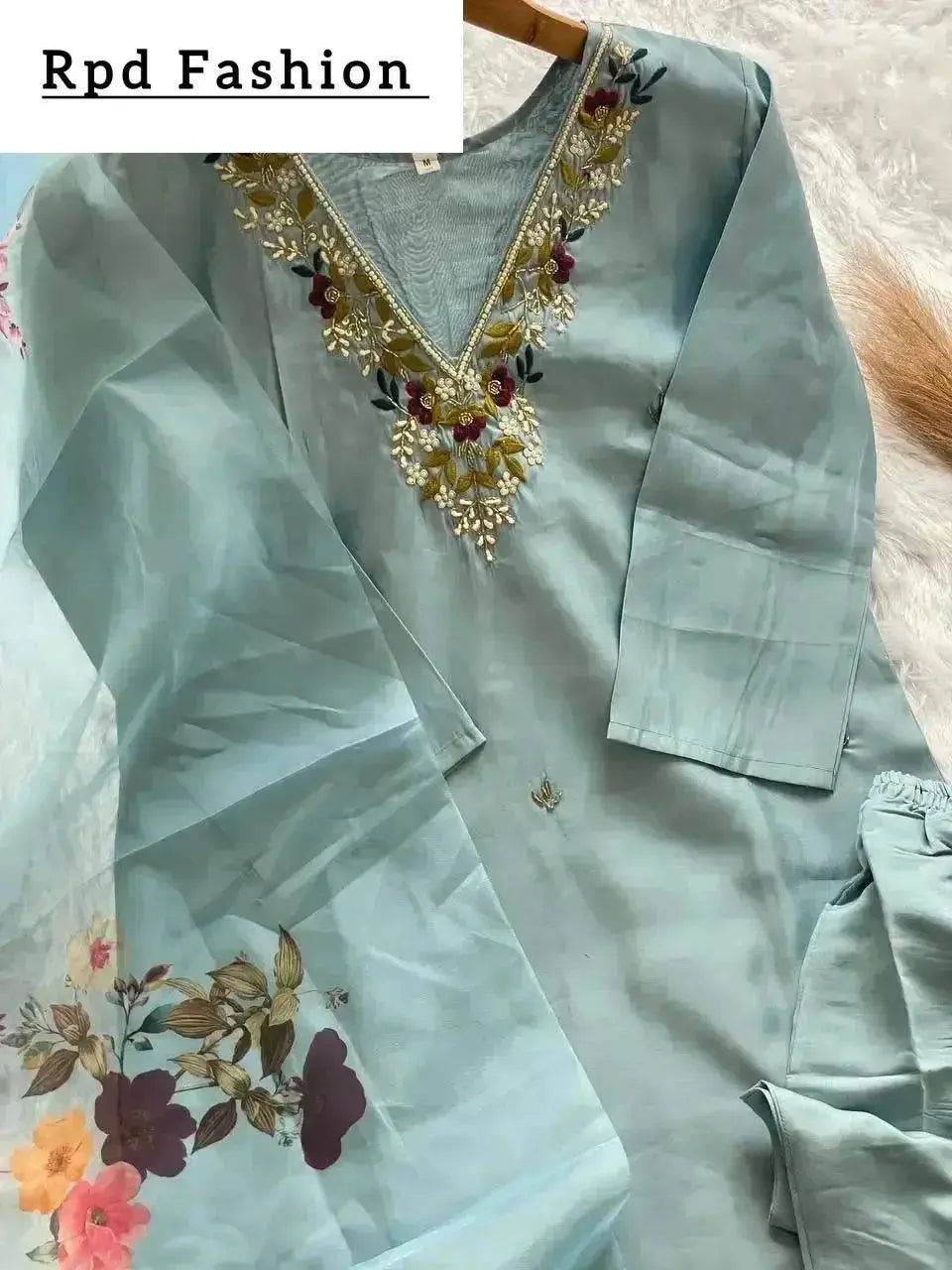 new handwork kurta set for women collection - rpd fashion