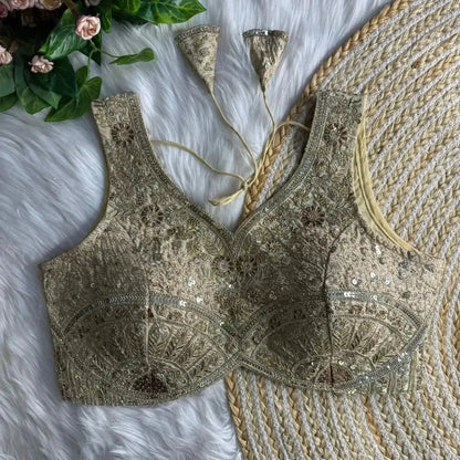 Premium Embroidery Bridal Blouse Design in Purple for Silk Sarees - RPD Fashion