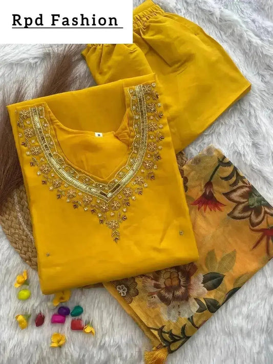 Presenting new handwork kurta set collection - RPD Fashion