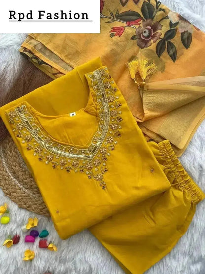Presenting new handwork kurta set collection - RPD Fashion