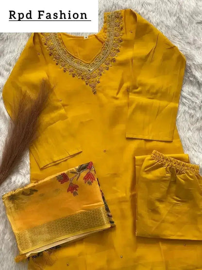 Presenting new handwork kurta set collection - RPD Fashion