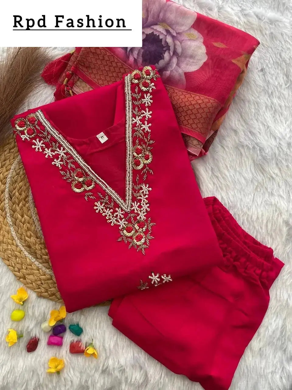 Presenting new handwork kurta set collection - RPD Fashion