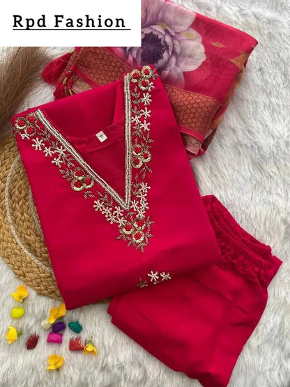 Presenting new handwork kurta set collection - RPD Fashion