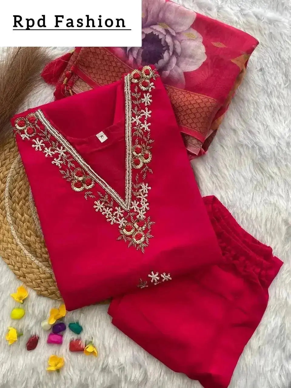 Presenting new handwork kurta set collection - RPD Fashion