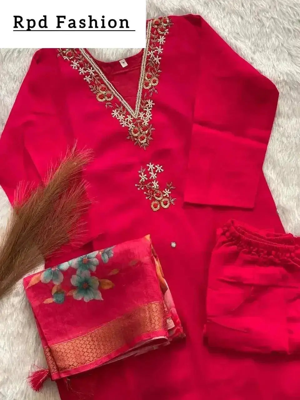 presenting new handwork kurta set collection - rpd fashion