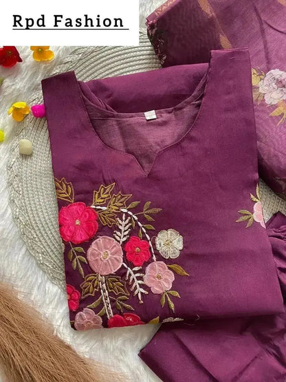 Presenting new handwork kurta set collection - RPD Fashion