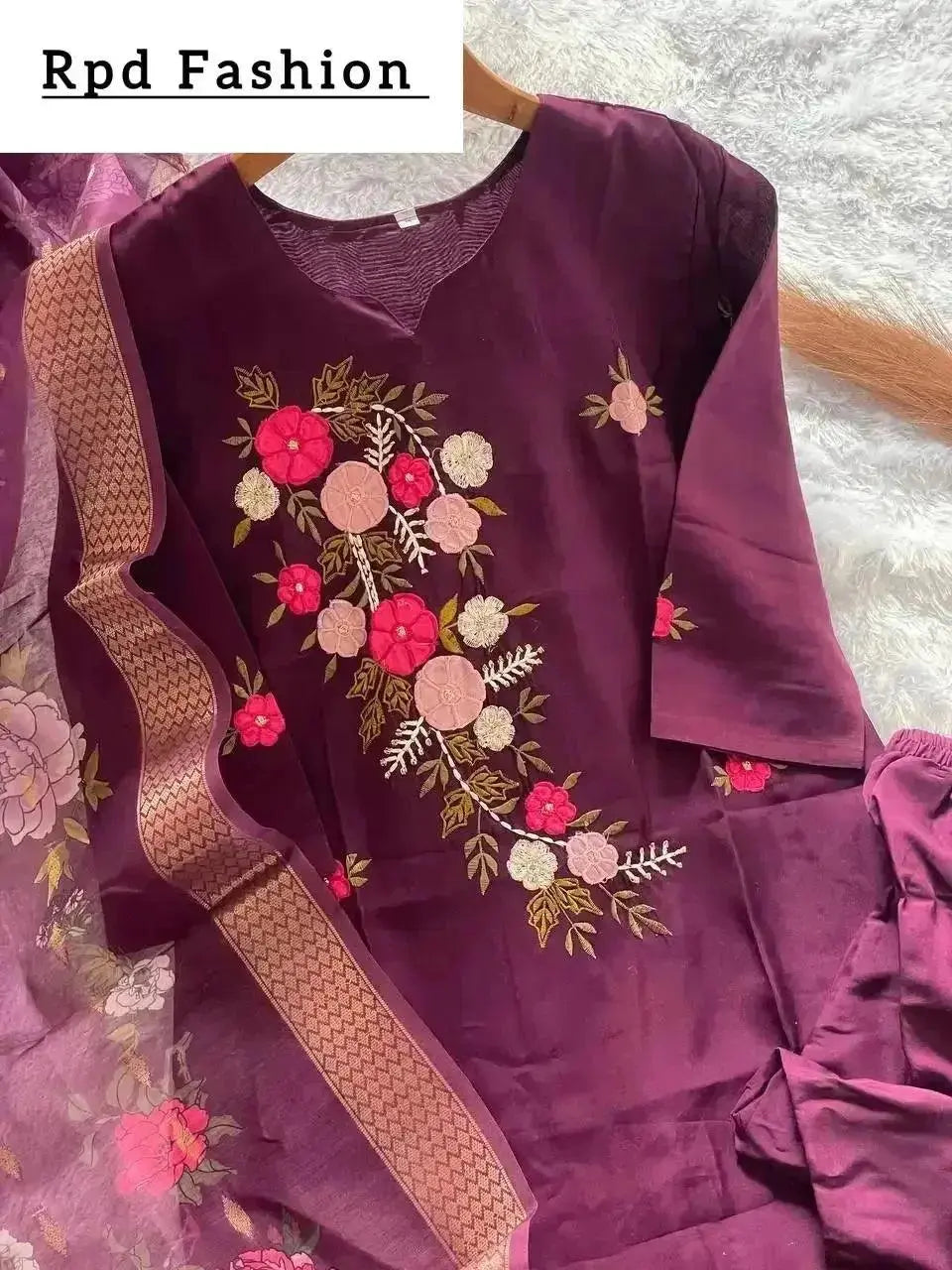 Presenting new handwork kurta set collection - RPD Fashion