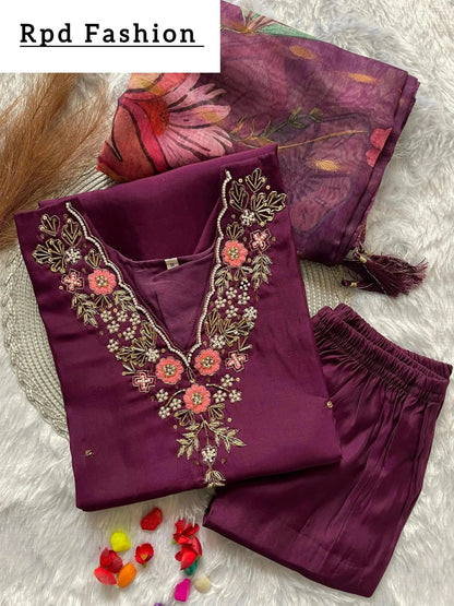 Presenting new handwork kurta set collection - RPD Fashion