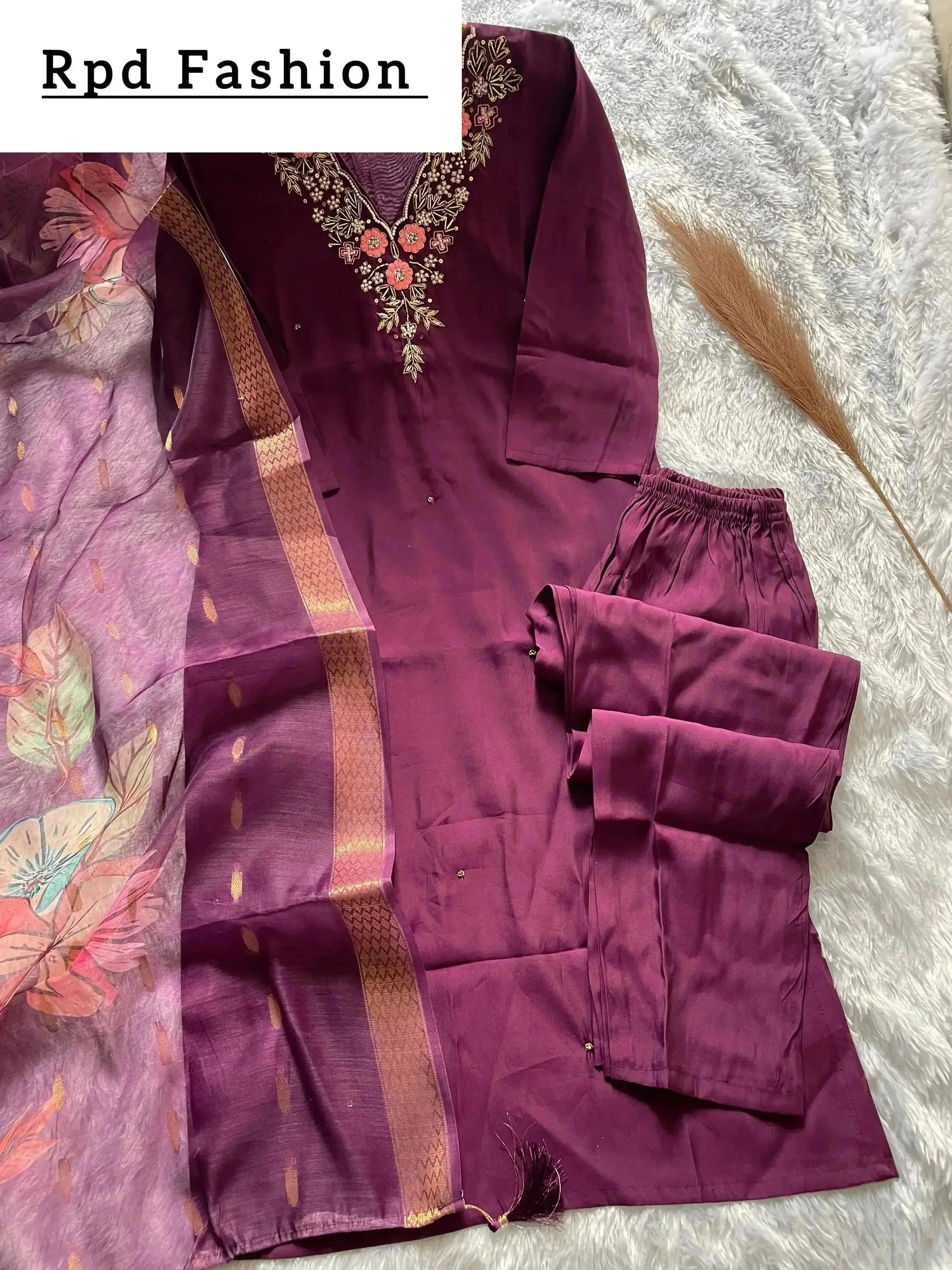 Presenting new handwork kurta set collection - RPD Fashion