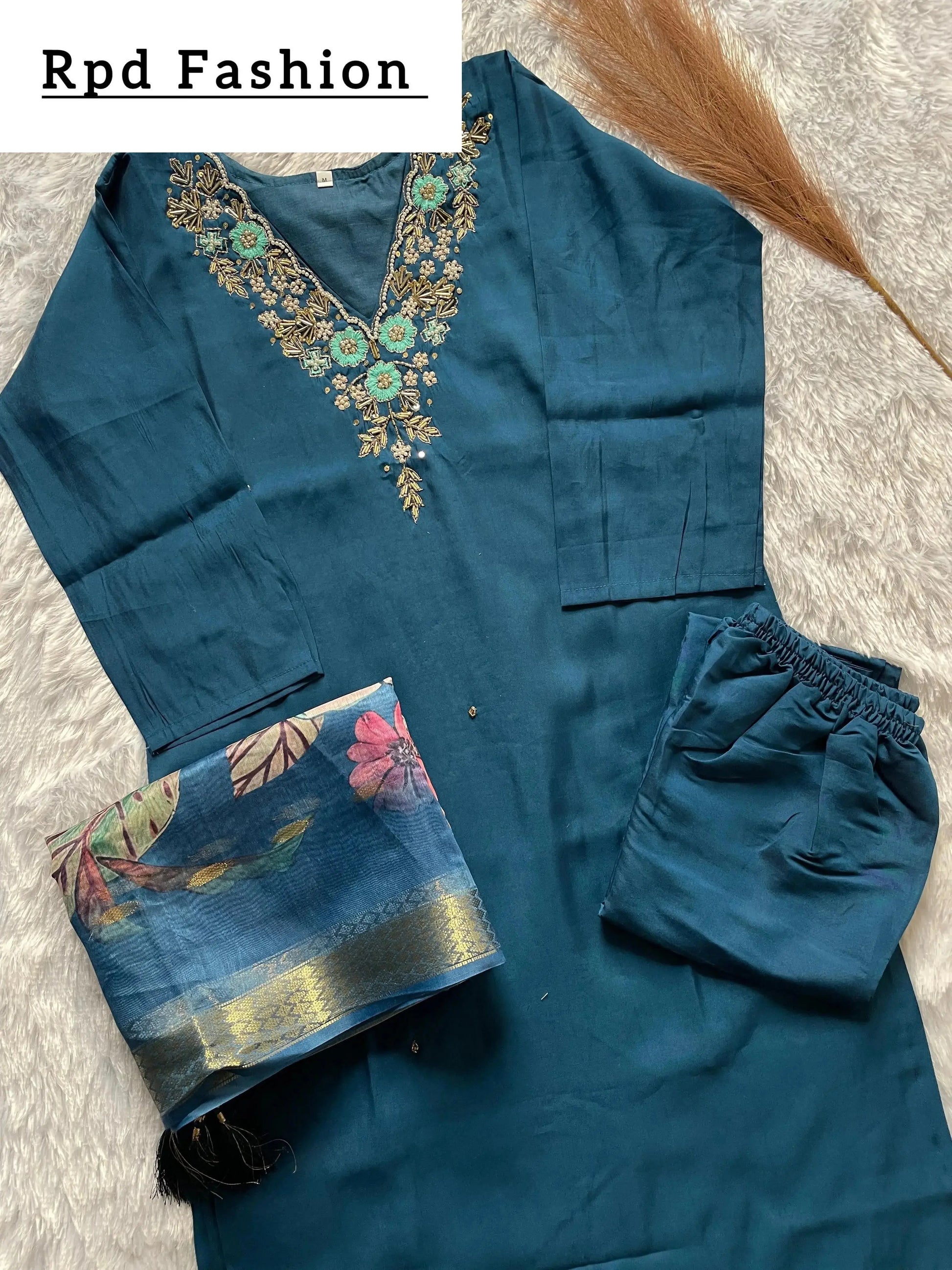 Presenting new handwork kurta set collection - RPD Fashion