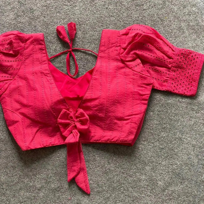 Pure Cotton Hakoba Blouse - Elegant & Comfortable - RPD Fashion