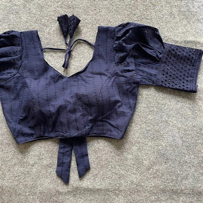 Pure Cotton Hakoba Blouse - Elegant & Comfortable - RPD Fashion