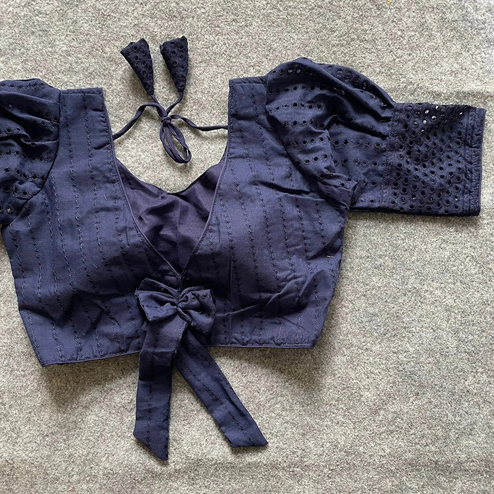 Pure Cotton Hakoba Blouse - Elegant & Comfortable - RPD Fashion