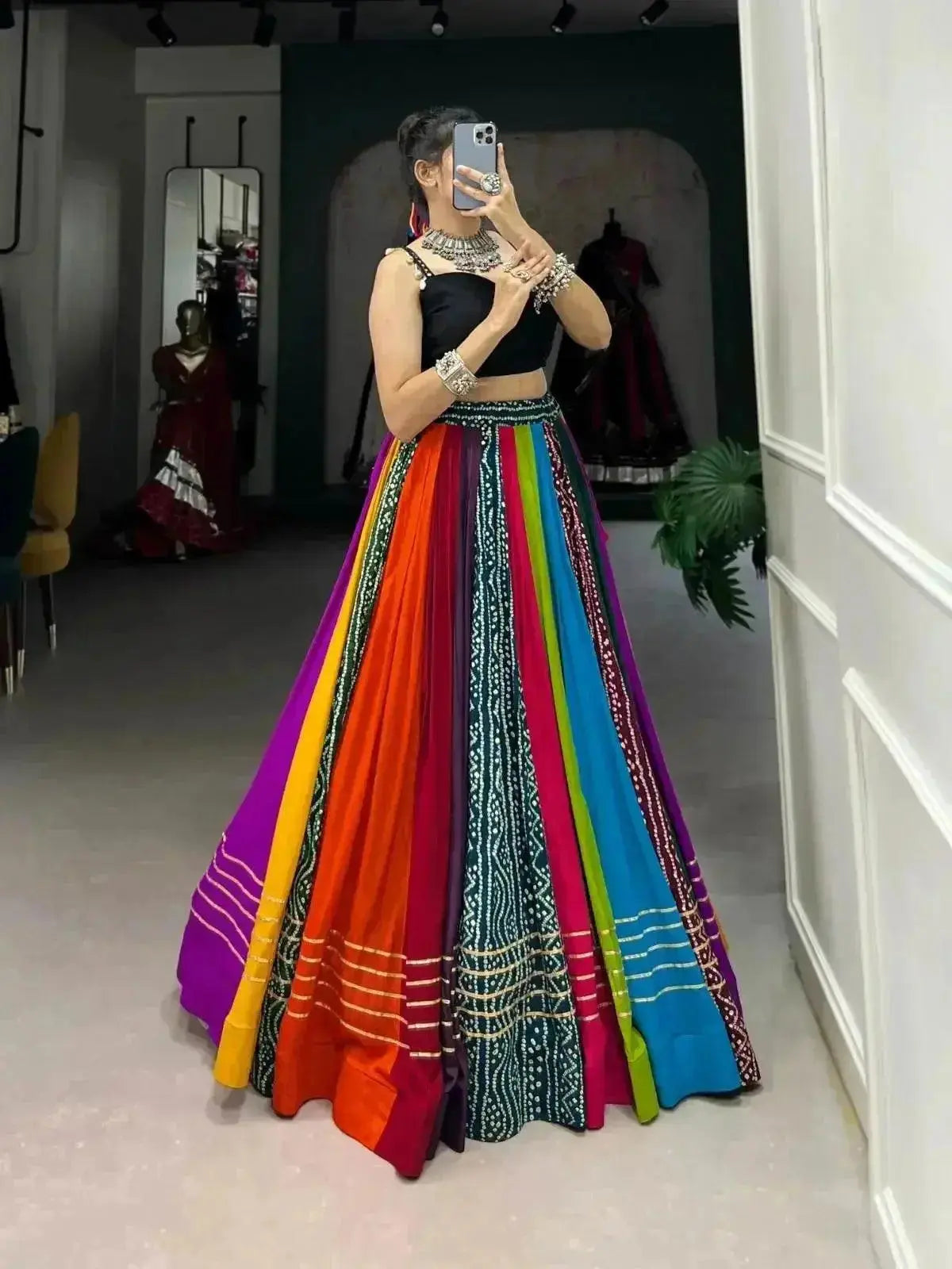 pure cotton navratri chaniya choli - celebrate in style - rpd fashion