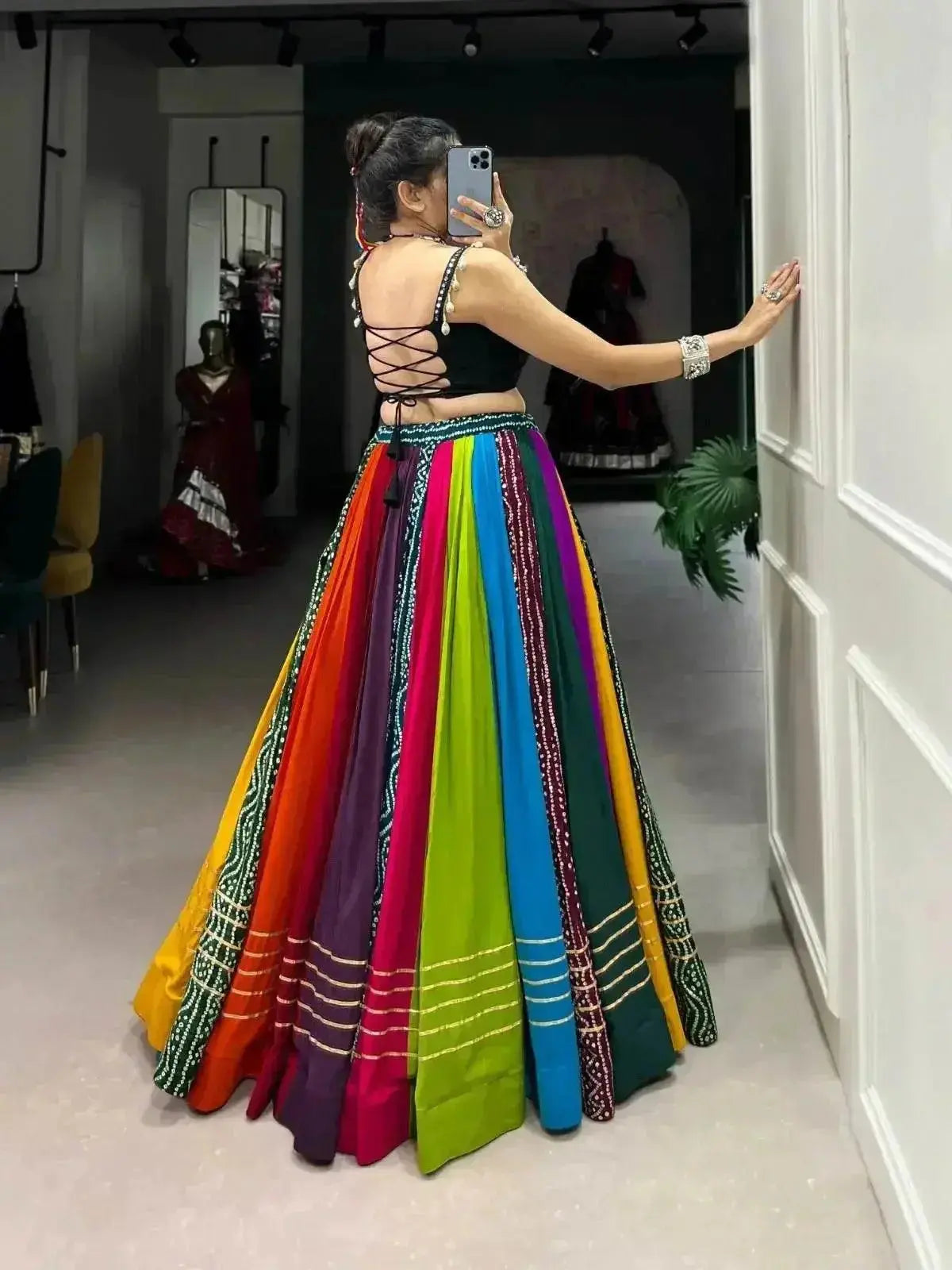 pure cotton navratri chaniya choli - celebrate in style - rpd fashion