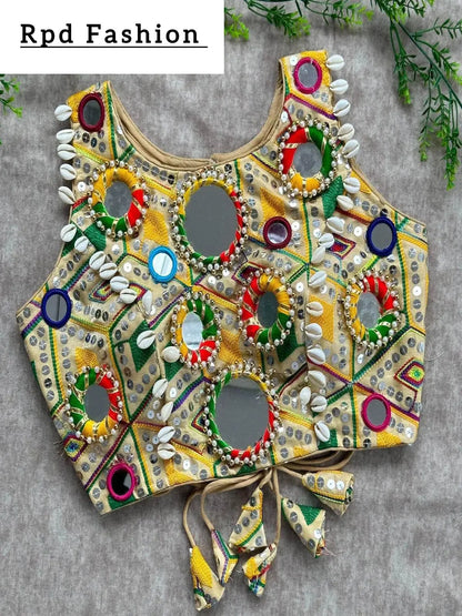Real Mirror Multi-Thread Work Blouse for Festivities - RPD Fashion