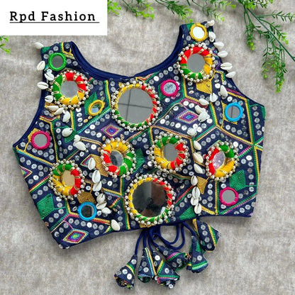 Real Mirror Multi-Thread Work Blouse for Festivities - RPD Fashion
