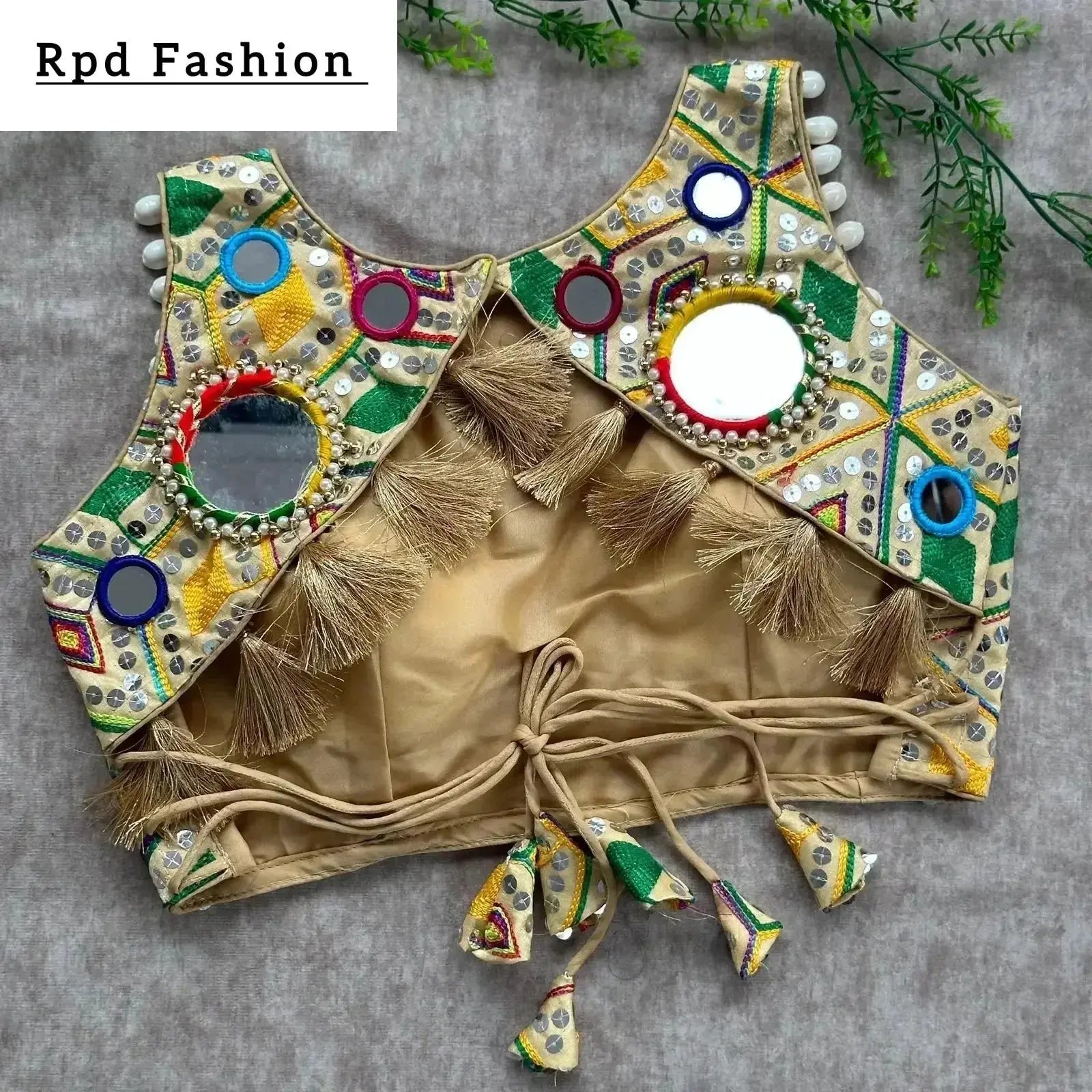 Real Mirror Multi-Thread Work Blouse for Festivities - RPD Fashion