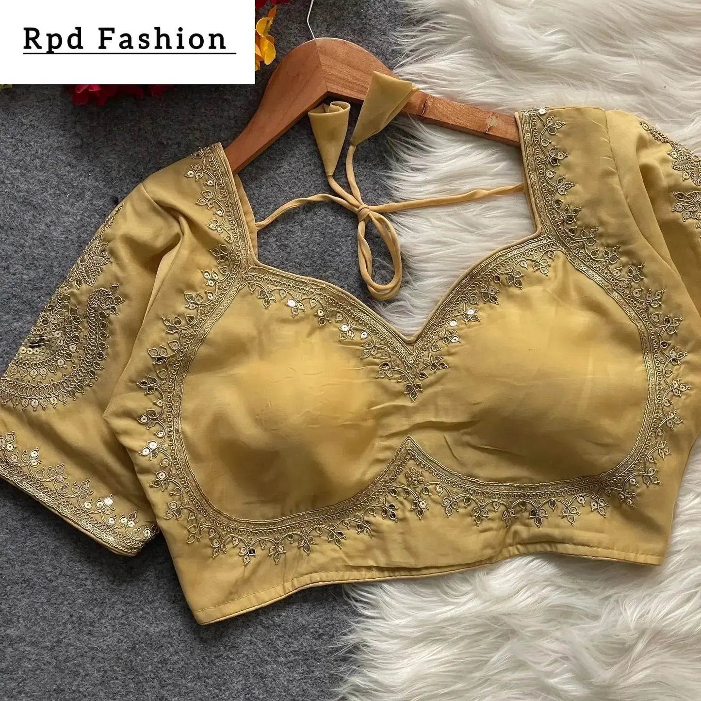 royal winter bridal blouse – padded, stylish & perfect for wedding season - rpd fashion